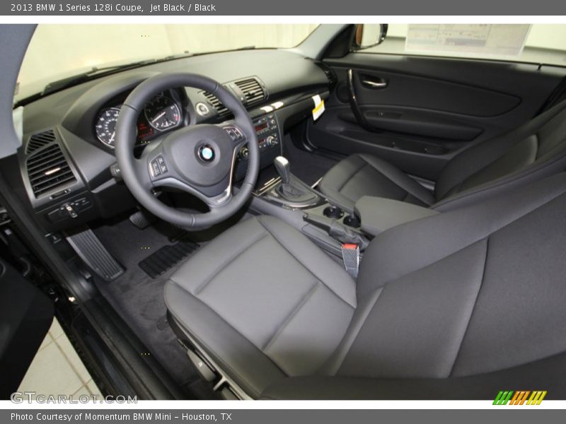Black Interior - 2013 1 Series 128i Coupe 