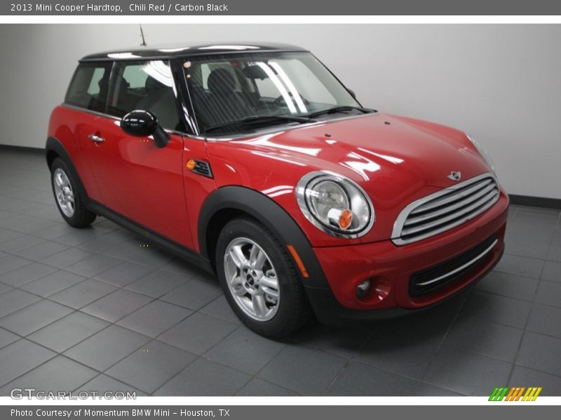 Chili Red / Carbon Black 2013 Mini Cooper Hardtop