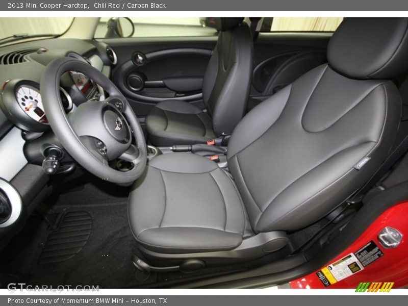 Chili Red / Carbon Black 2013 Mini Cooper Hardtop