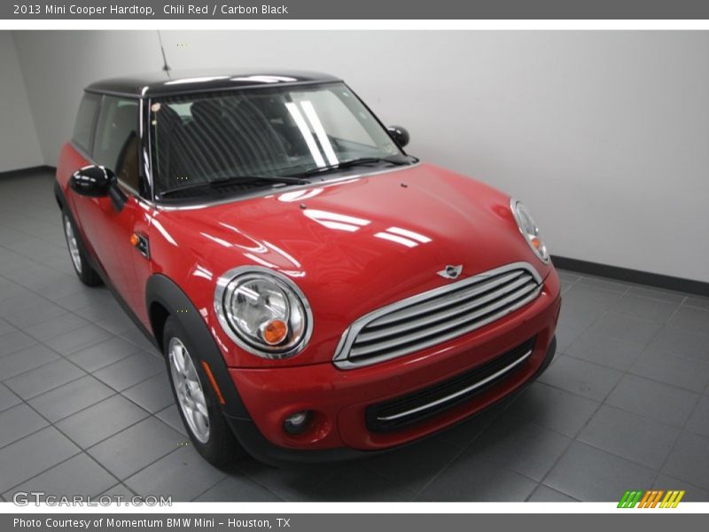 Chili Red / Carbon Black 2013 Mini Cooper Hardtop
