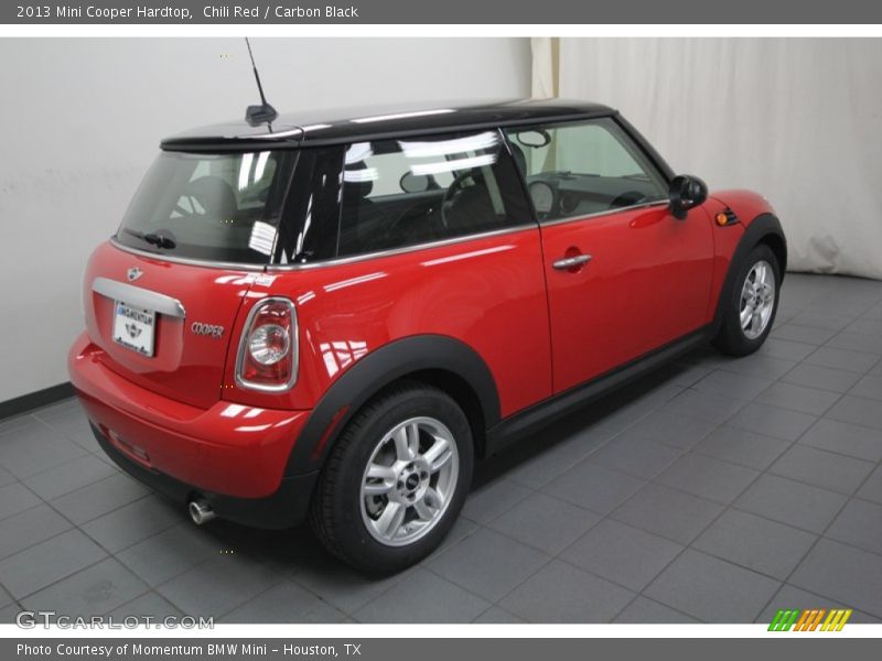 Chili Red / Carbon Black 2013 Mini Cooper Hardtop