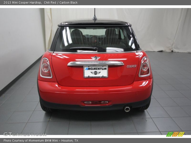 Chili Red / Carbon Black 2013 Mini Cooper Hardtop