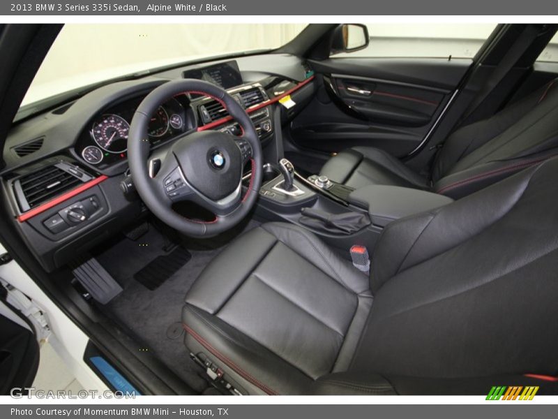 Black Interior - 2013 3 Series 335i Sedan 