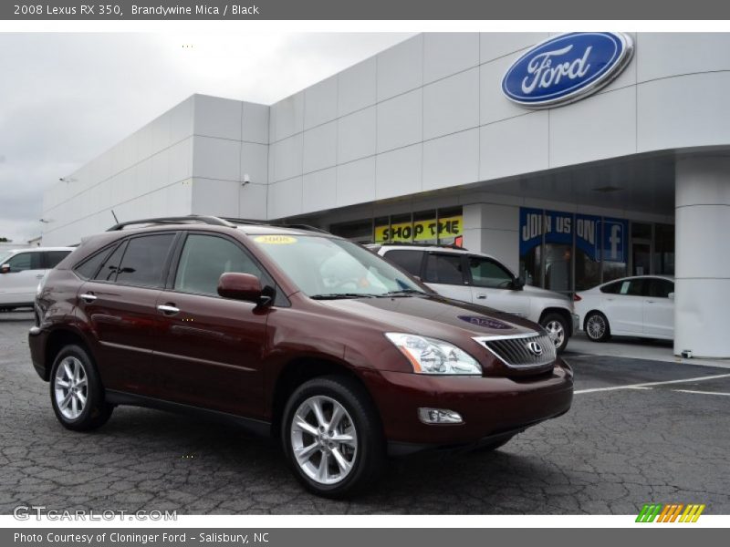 Brandywine Mica / Black 2008 Lexus RX 350