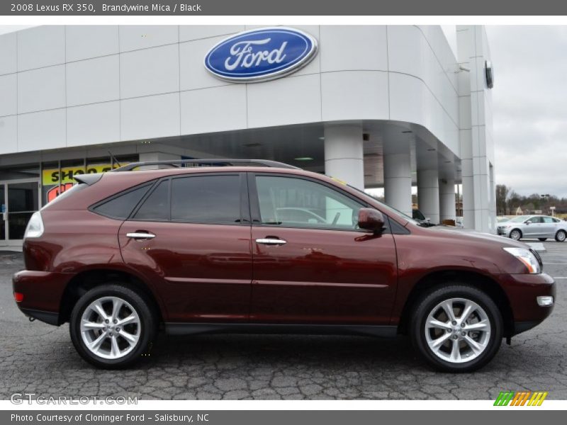 Brandywine Mica / Black 2008 Lexus RX 350