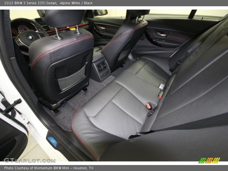Rear Seat of 2013 3 Series 335i Sedan