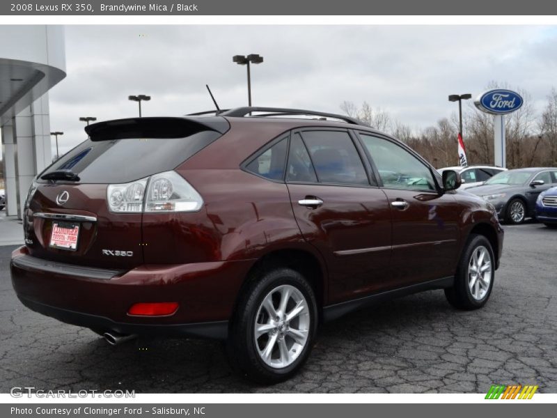 Brandywine Mica / Black 2008 Lexus RX 350