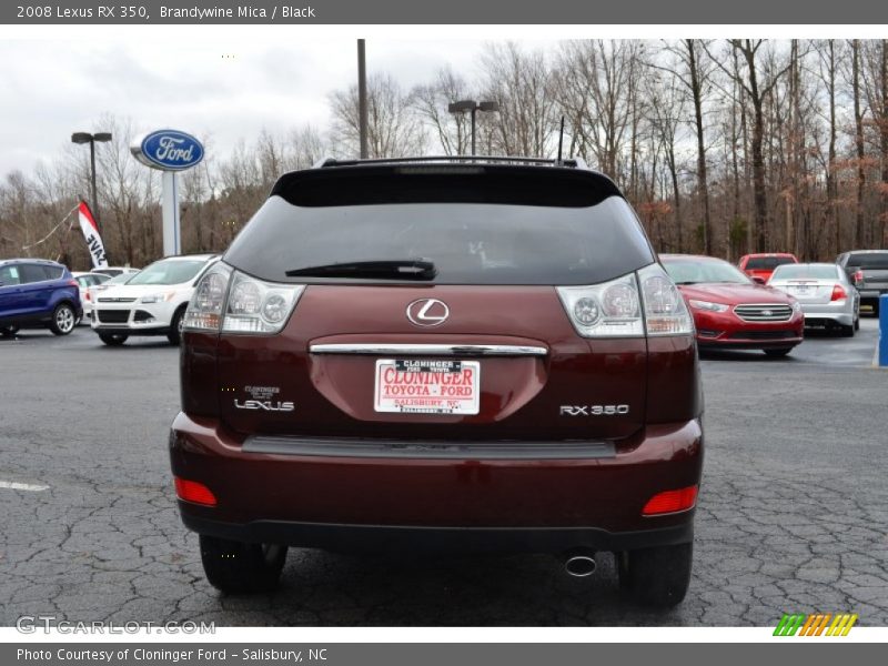 Brandywine Mica / Black 2008 Lexus RX 350