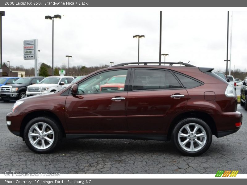 Brandywine Mica / Black 2008 Lexus RX 350