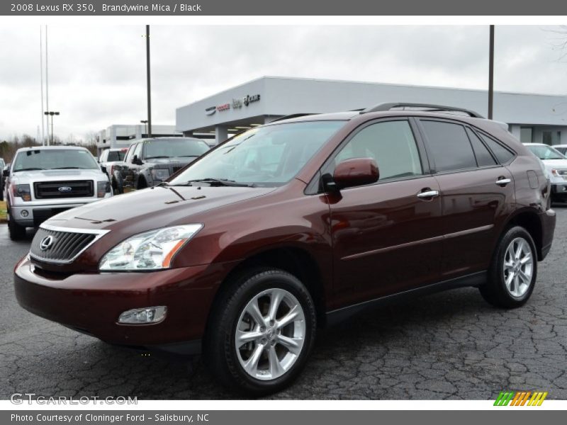 Brandywine Mica / Black 2008 Lexus RX 350