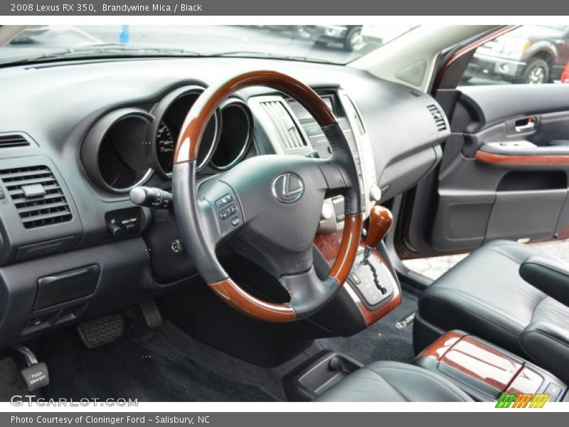 Brandywine Mica / Black 2008 Lexus RX 350
