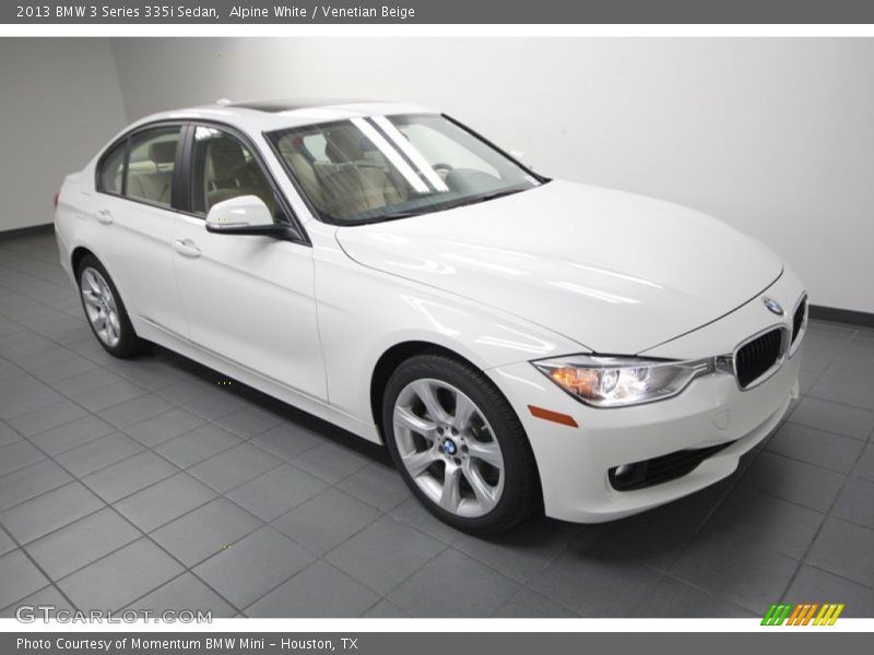 Front 3/4 View of 2013 3 Series 335i Sedan