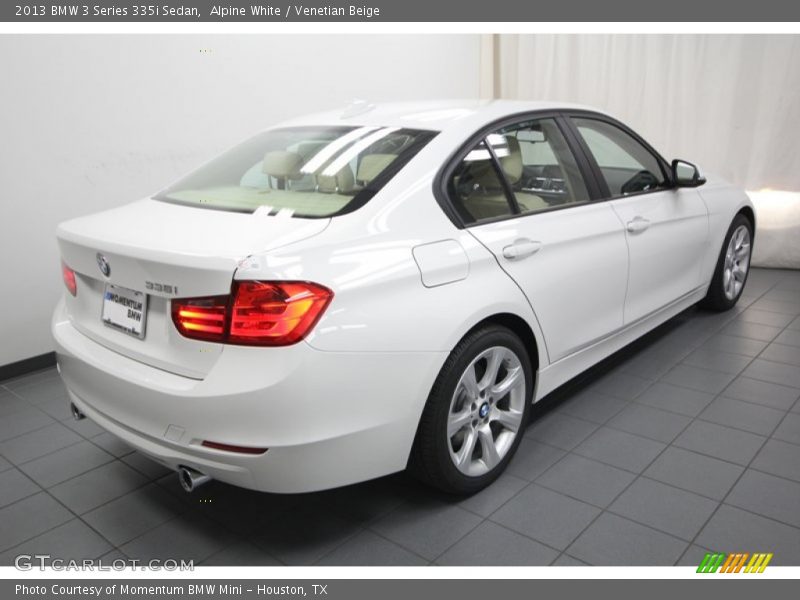 Alpine White / Venetian Beige 2013 BMW 3 Series 335i Sedan
