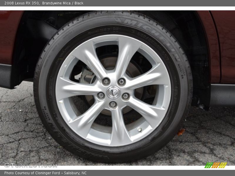 Brandywine Mica / Black 2008 Lexus RX 350