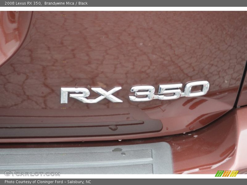 Brandywine Mica / Black 2008 Lexus RX 350
