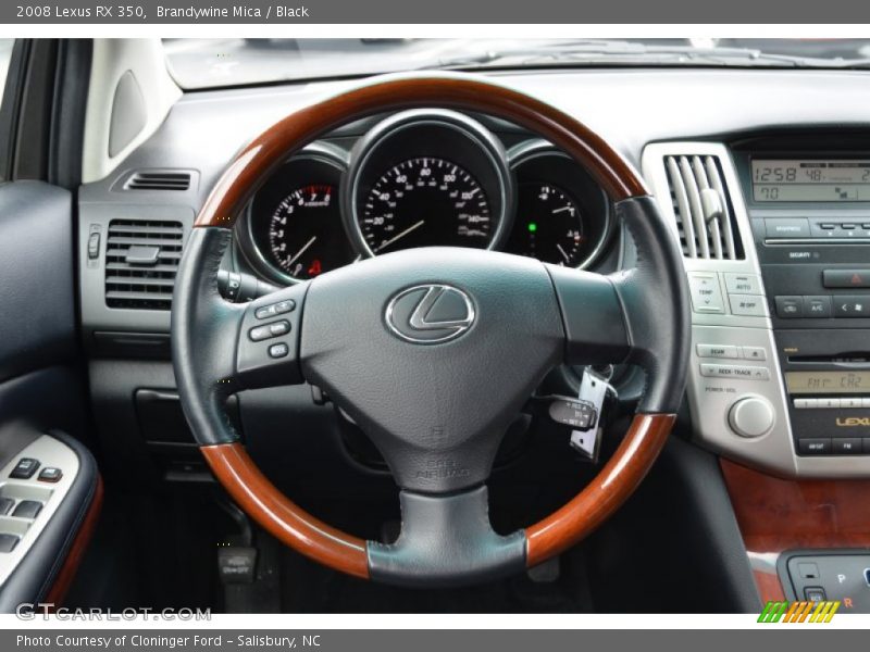 Brandywine Mica / Black 2008 Lexus RX 350