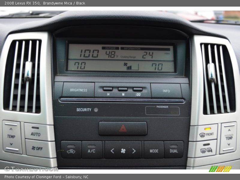 Brandywine Mica / Black 2008 Lexus RX 350