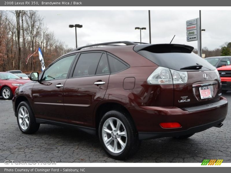 Brandywine Mica / Black 2008 Lexus RX 350