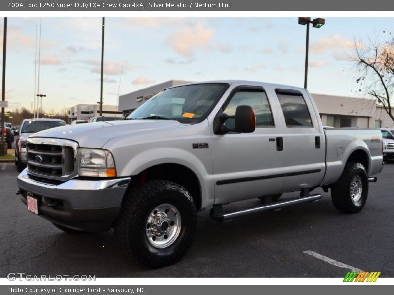 Silver Metallic / Medium Flint 2004 Ford F250 Super Duty FX4 Crew Cab 4x4