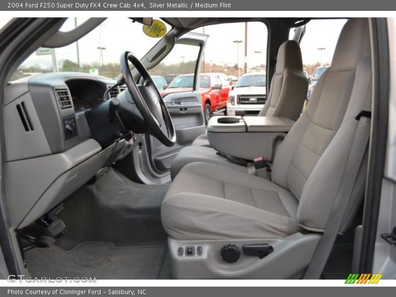 Silver Metallic / Medium Flint 2004 Ford F250 Super Duty FX4 Crew Cab 4x4