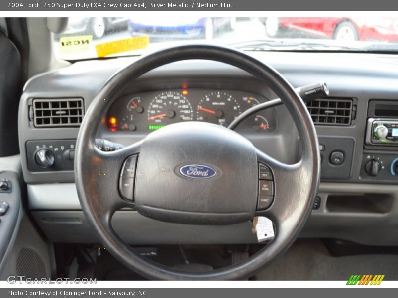 Silver Metallic / Medium Flint 2004 Ford F250 Super Duty FX4 Crew Cab 4x4
