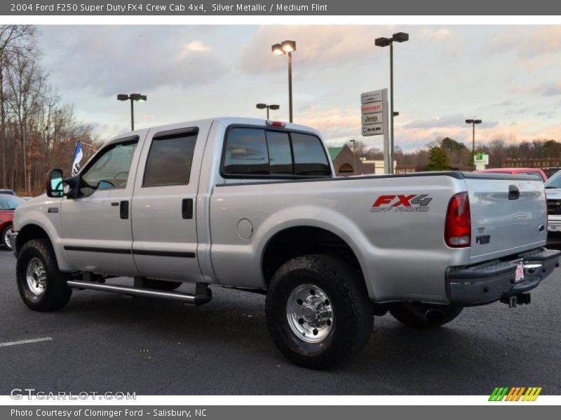 Silver Metallic / Medium Flint 2004 Ford F250 Super Duty FX4 Crew Cab 4x4