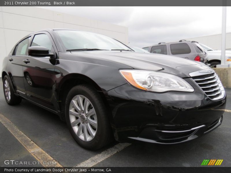 Black / Black 2011 Chrysler 200 Touring