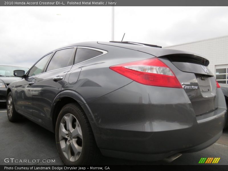 Polished Metal Metallic / Ivory 2010 Honda Accord Crosstour EX-L