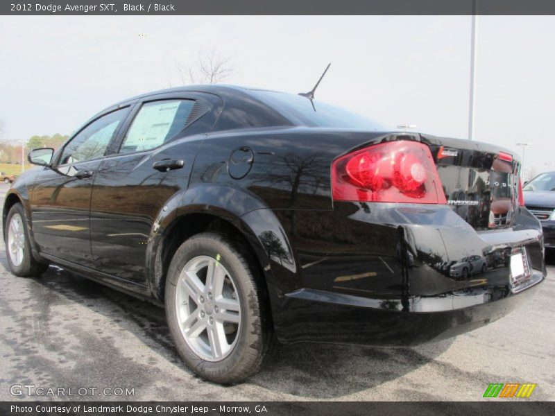 Black / Black 2012 Dodge Avenger SXT