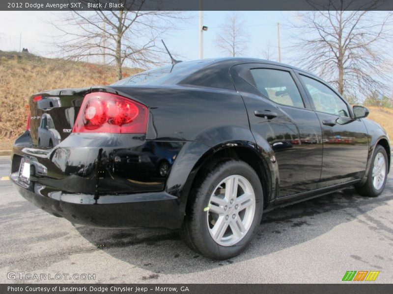 Black / Black 2012 Dodge Avenger SXT