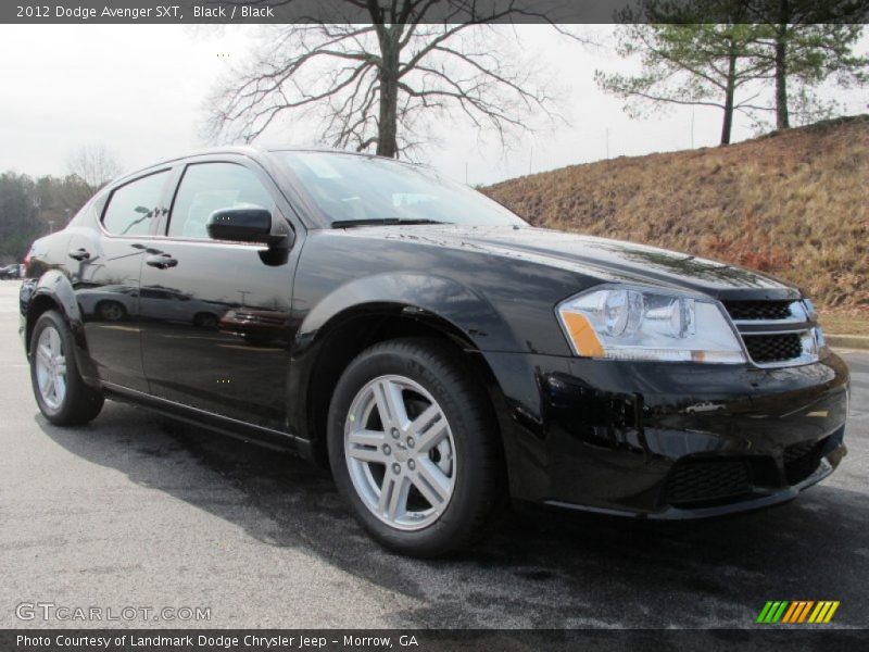 Black / Black 2012 Dodge Avenger SXT