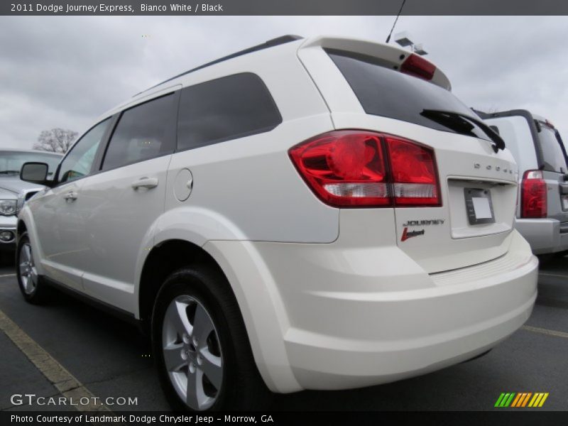 Bianco White / Black 2011 Dodge Journey Express