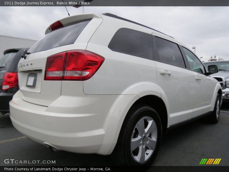 Bianco White / Black 2011 Dodge Journey Express