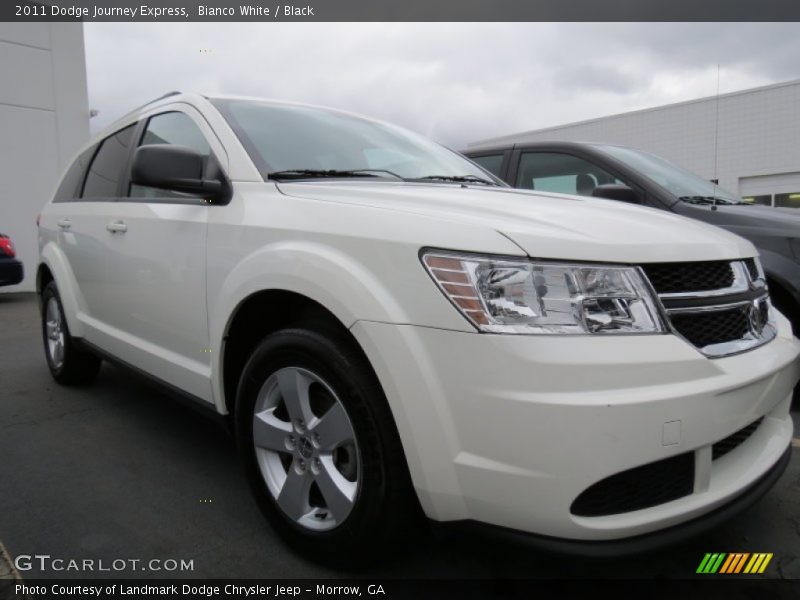 Bianco White / Black 2011 Dodge Journey Express