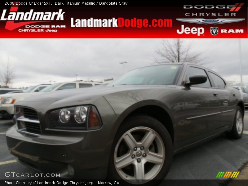 Dark Titanium Metallic / Dark Slate Gray 2008 Dodge Charger SXT