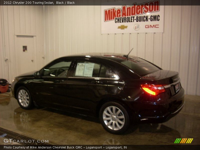 Black / Black 2012 Chrysler 200 Touring Sedan