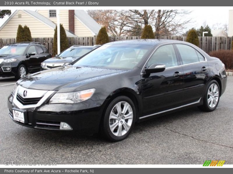 Crystal Black Pearl / Ebony 2010 Acura RL Technology