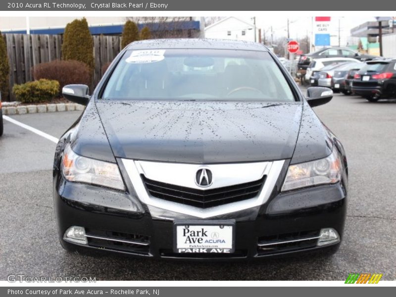 Crystal Black Pearl / Ebony 2010 Acura RL Technology