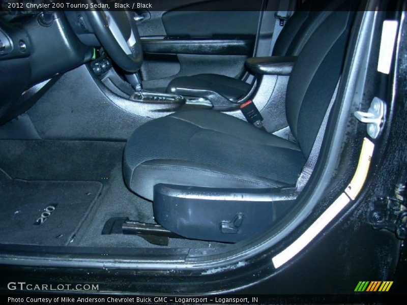 Black / Black 2012 Chrysler 200 Touring Sedan
