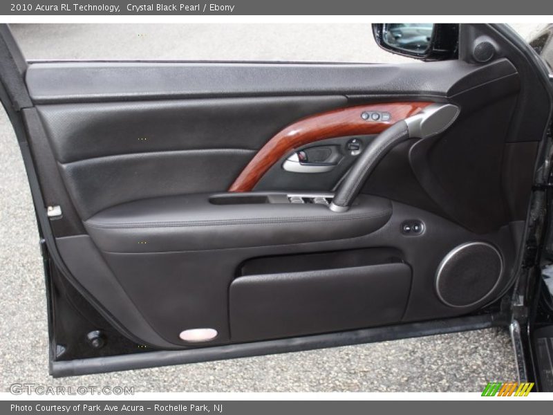 Crystal Black Pearl / Ebony 2010 Acura RL Technology