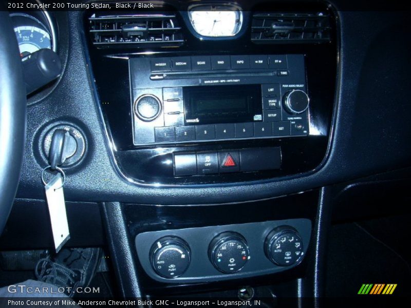 Black / Black 2012 Chrysler 200 Touring Sedan