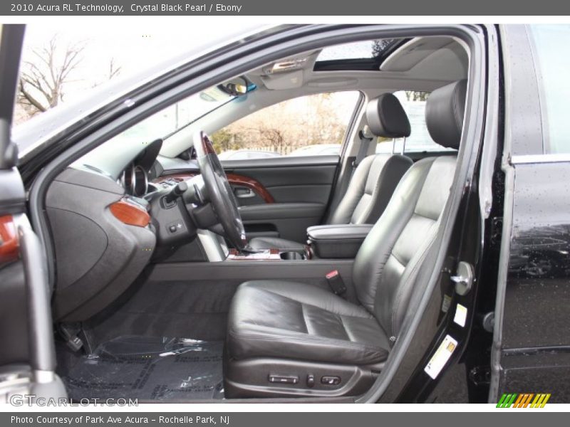 Crystal Black Pearl / Ebony 2010 Acura RL Technology