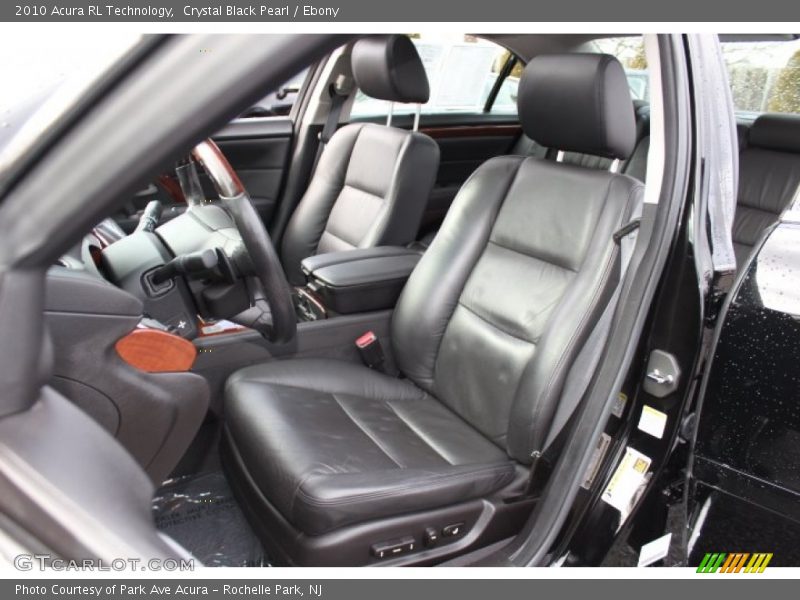 Crystal Black Pearl / Ebony 2010 Acura RL Technology