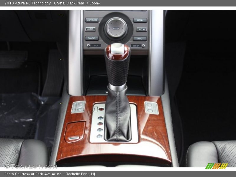 Crystal Black Pearl / Ebony 2010 Acura RL Technology