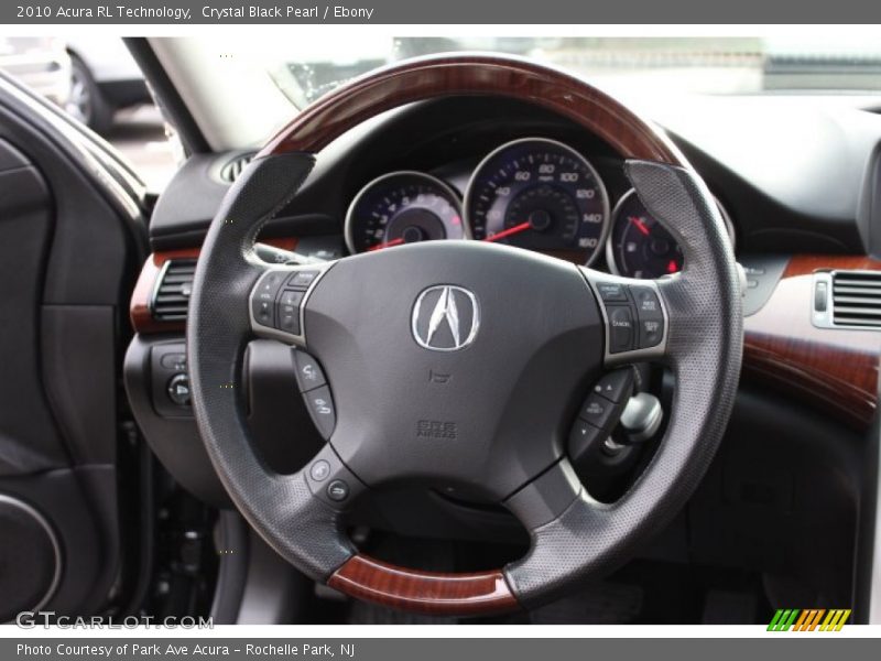 Crystal Black Pearl / Ebony 2010 Acura RL Technology