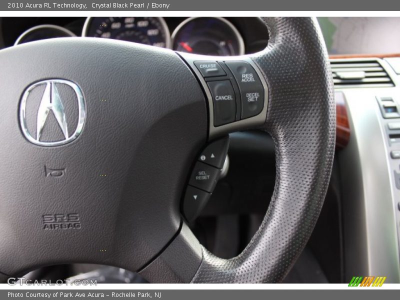 Crystal Black Pearl / Ebony 2010 Acura RL Technology