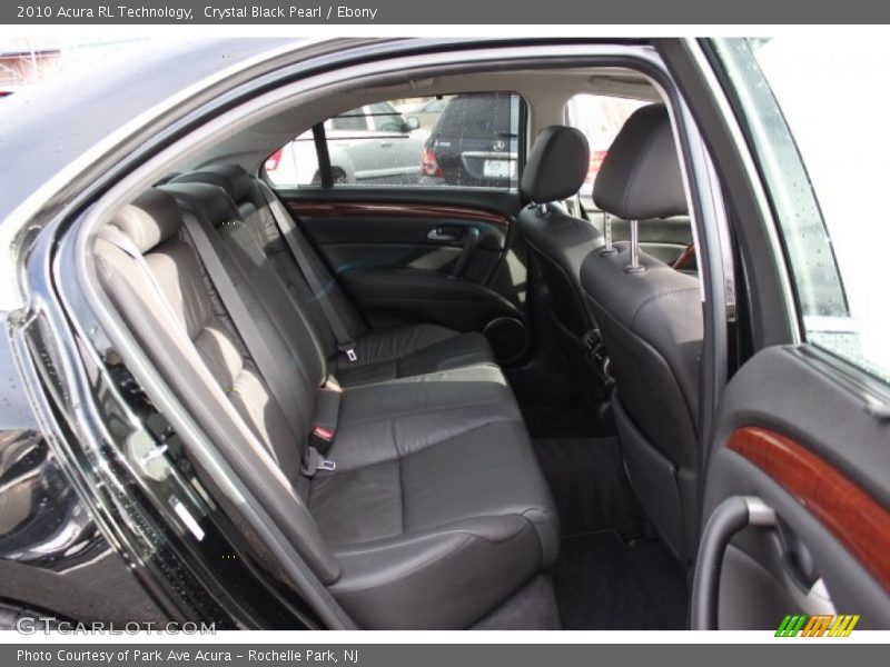 Crystal Black Pearl / Ebony 2010 Acura RL Technology