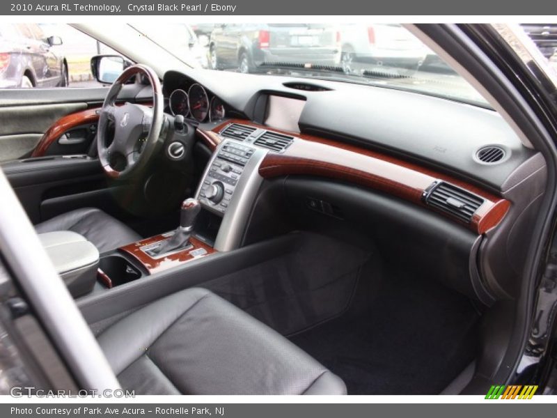 Crystal Black Pearl / Ebony 2010 Acura RL Technology
