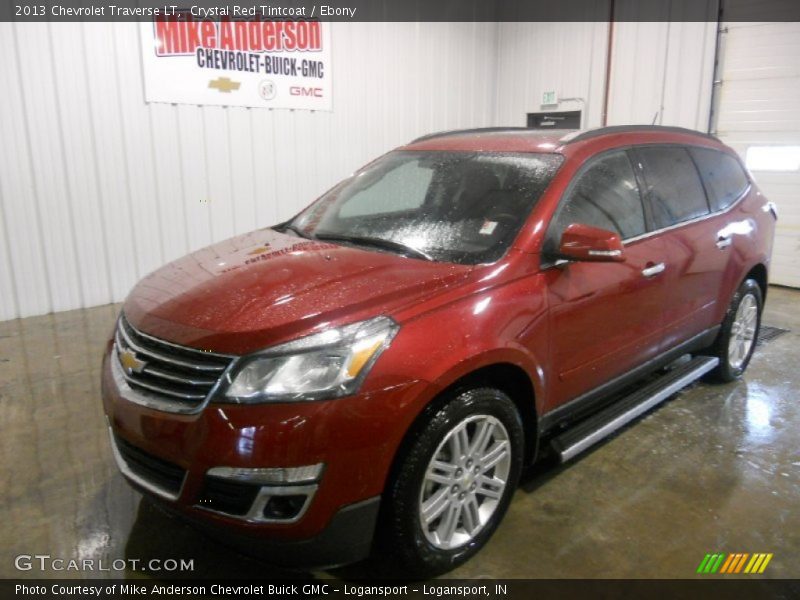 Crystal Red Tintcoat / Ebony 2013 Chevrolet Traverse LT