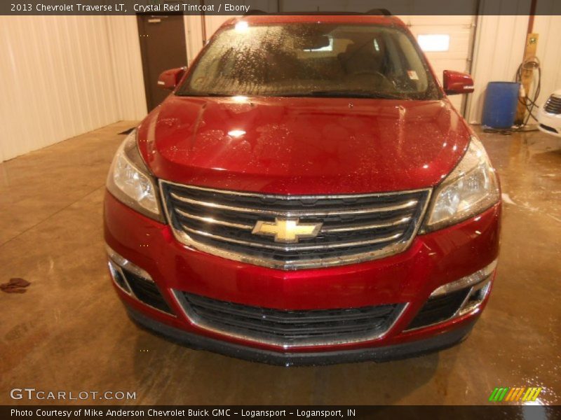 Crystal Red Tintcoat / Ebony 2013 Chevrolet Traverse LT